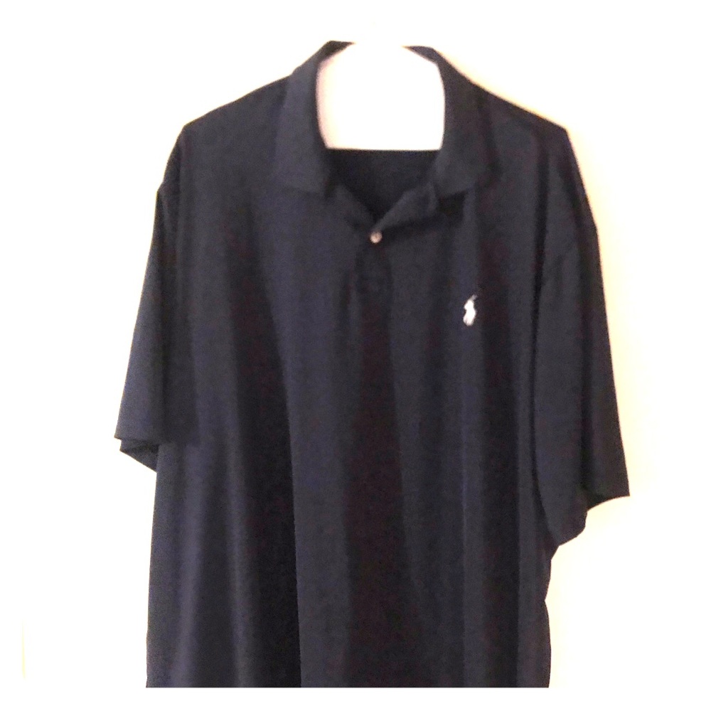 2XL Polo Brand Dark Blue Dry Fit Polo Shirt